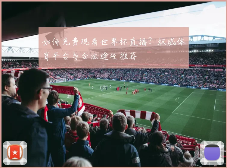 如何免费观看世界杯直播？权威体育平台与合法途径推荐