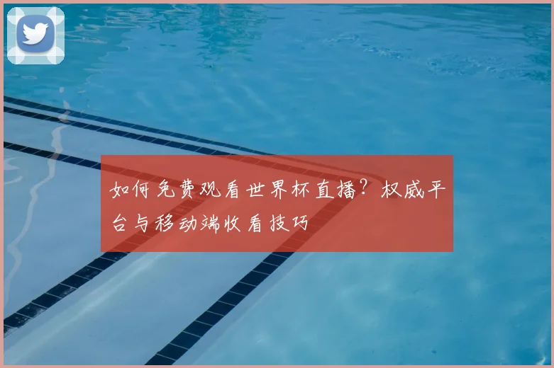如何免费观看世界杯直播？权威平台与移动端收看技巧