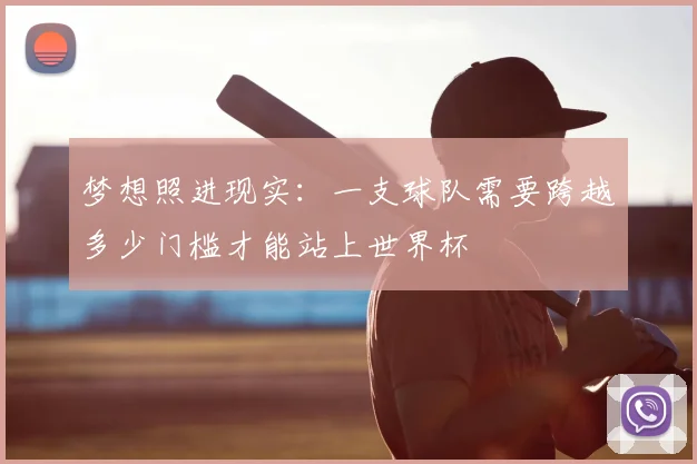 梦想照进现实：一支球队需要跨越多少门槛才能站上世界杯