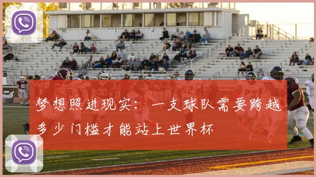 梦想照进现实：一支球队需要跨越多少门槛才能站上世界杯
